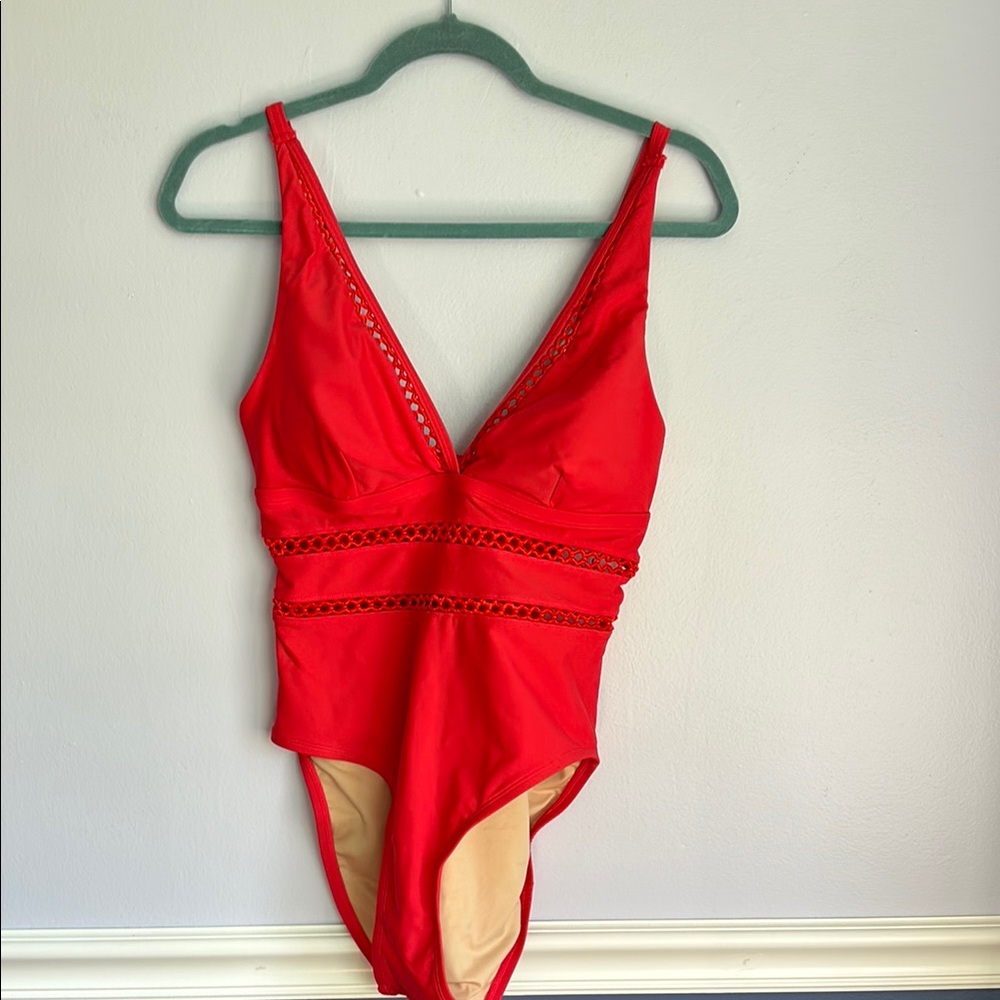Red Women’s One Piece Swimsuit NWT